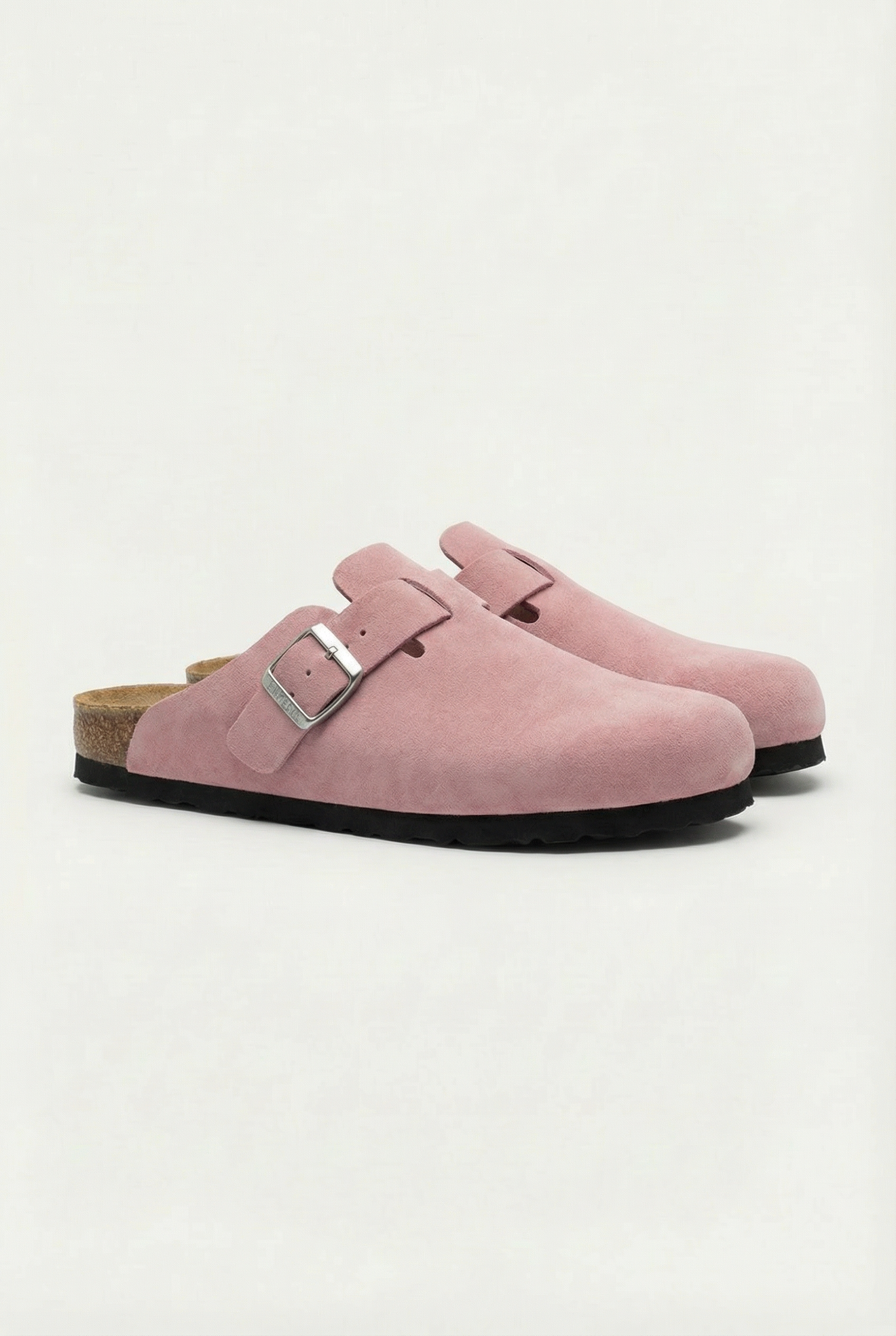 Mayfair Calfsuede Clog Pink