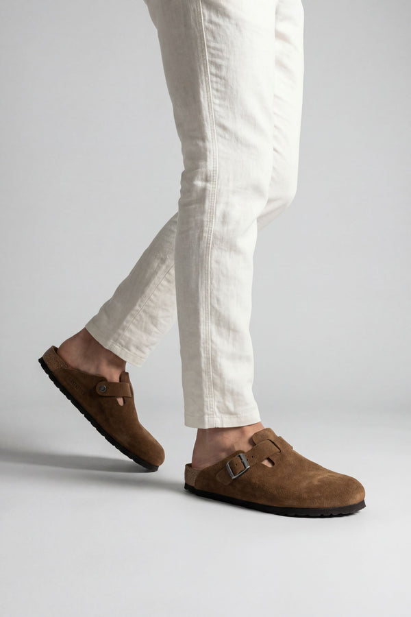 Mayfair Calfsuede Clog Brown