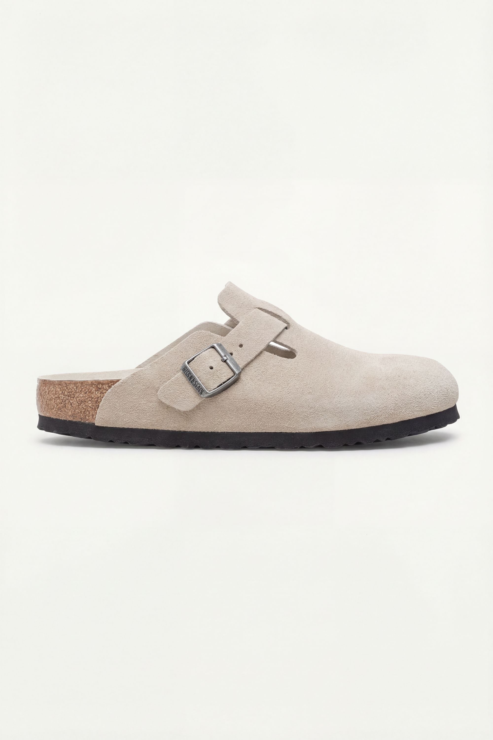 Mayfair Calfsuede Clog Beige