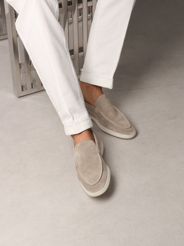 Mayfair Classic Loafers Light Grey