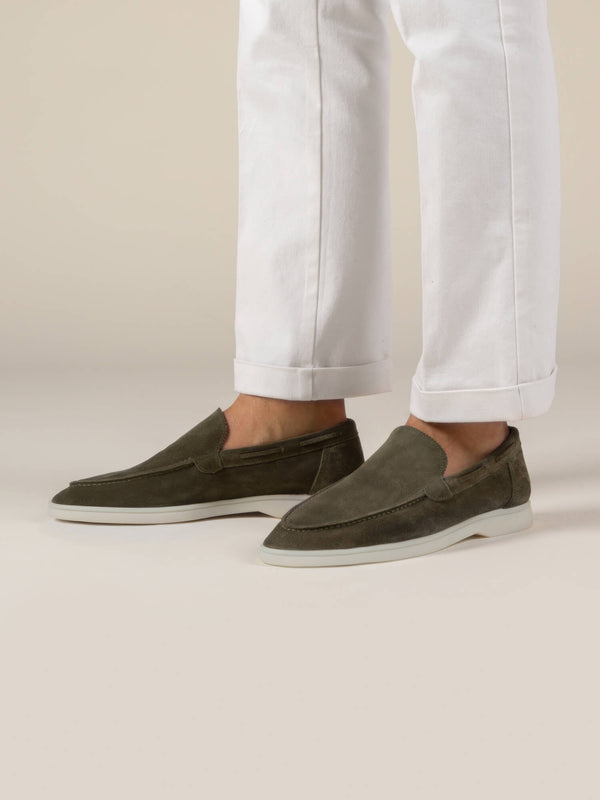 Mayfair Classic Loafers Olive