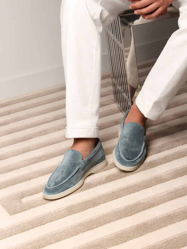 Mayfair Classic Loafers Slate Blue-Grey