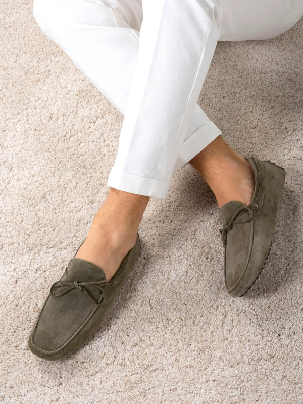 Mayfair Suede Roadster Shoes Olive