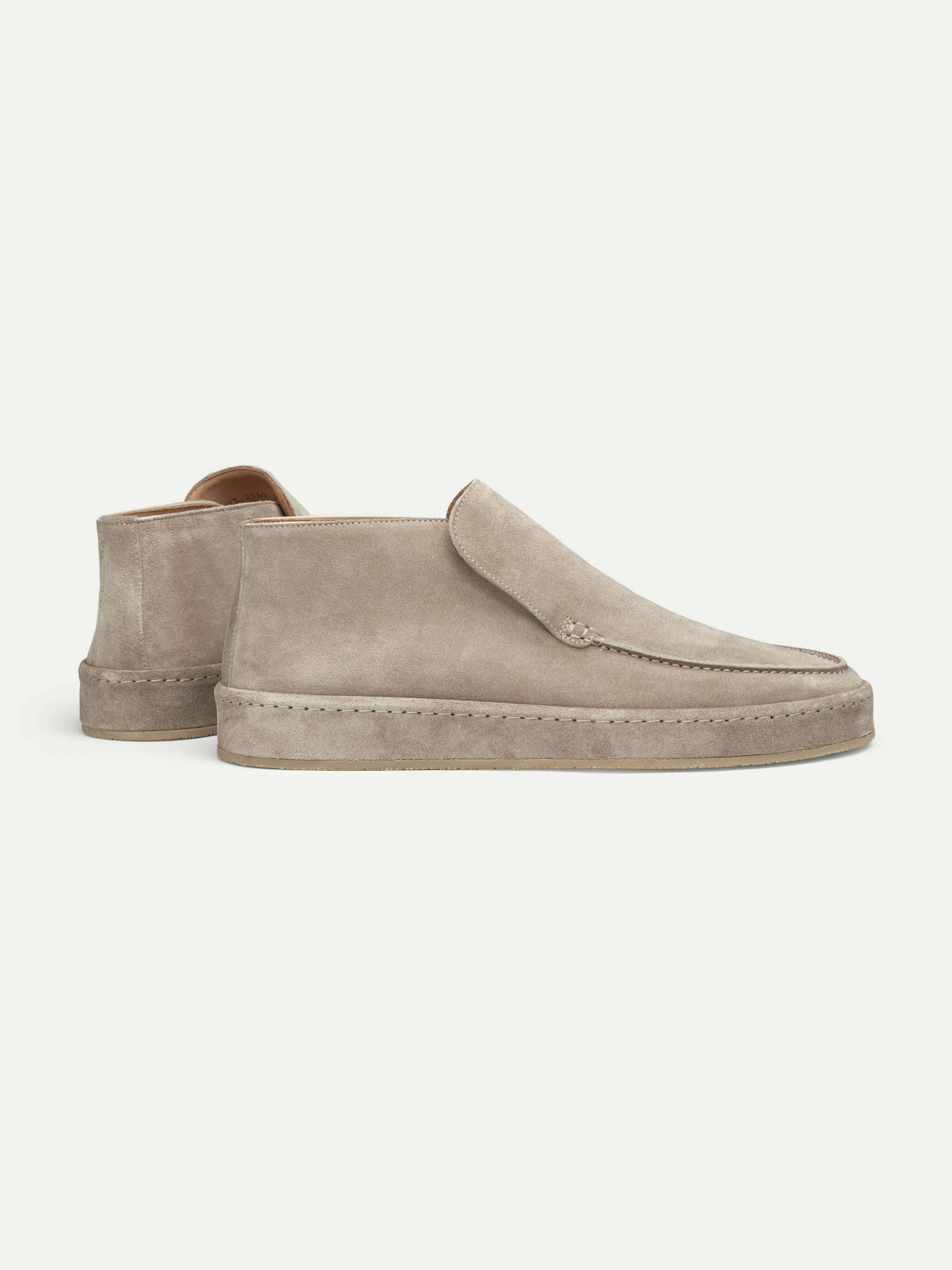 Mayfair Capitale City Suede Loafer Light Grey