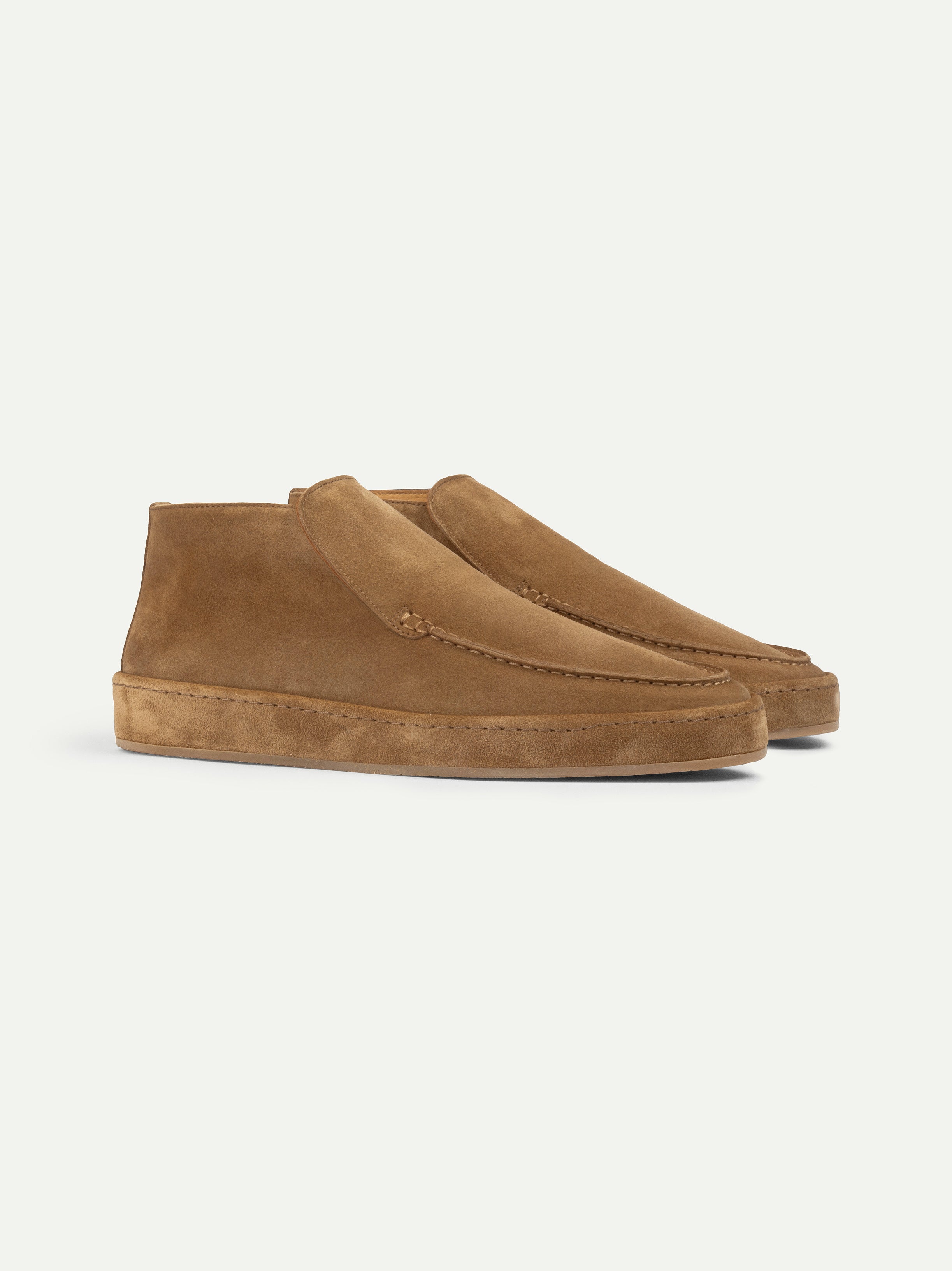 Mayfair Capitale City Suede Loafer Caramel