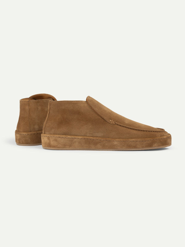 Mayfair Capitale City Suede Loafer Caramel