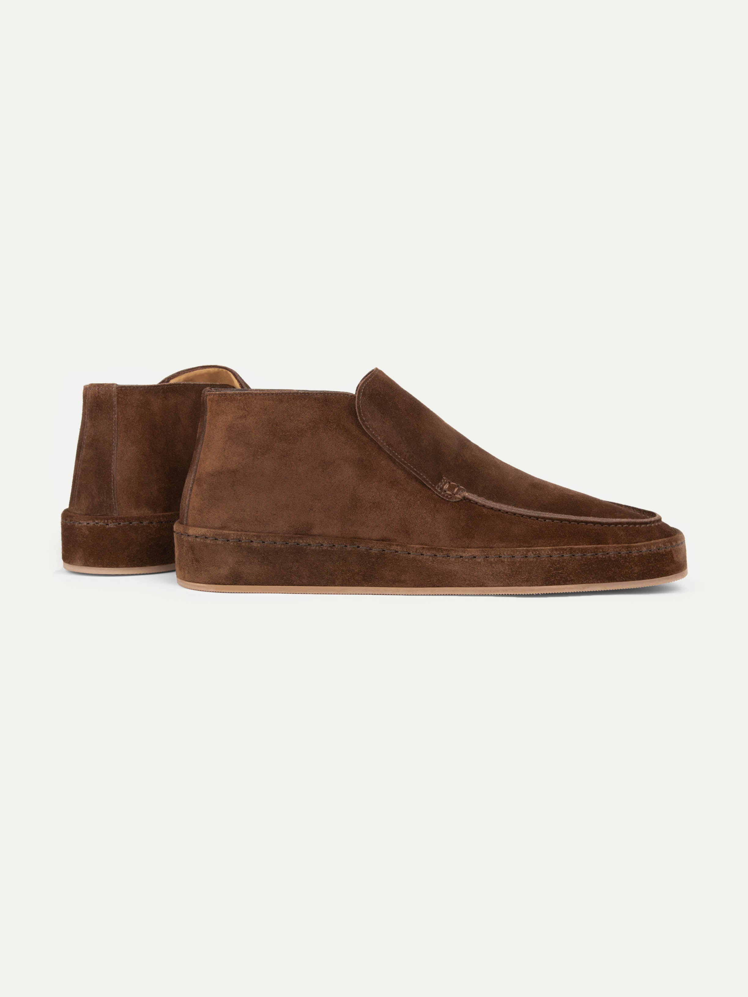 Montevico Capitale City Suede Loafer Chocolate