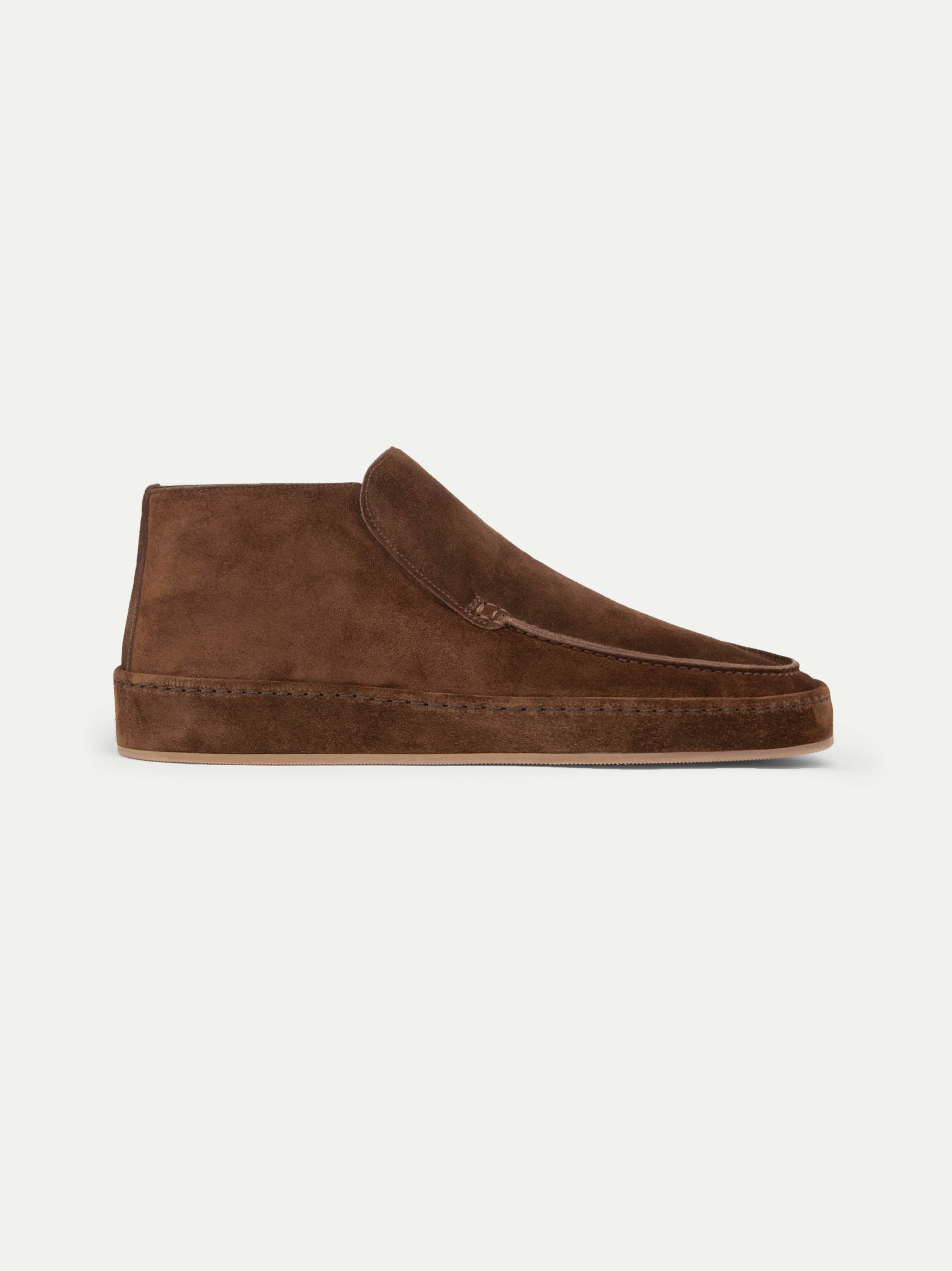 Montevico Capitale City Suede Loafer Chocolate