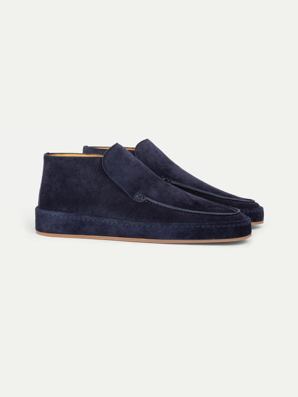 Mayfair Capitale City Suede Loafer Navy