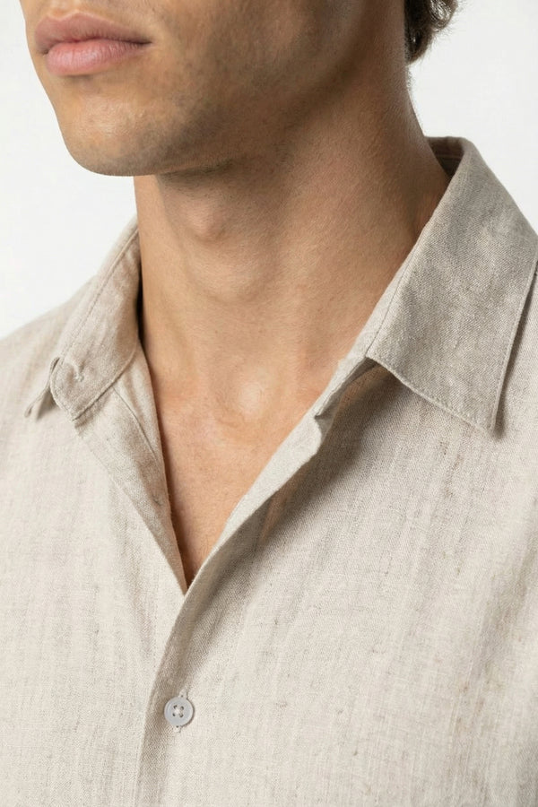 Coastal Linen Shirt Ivory