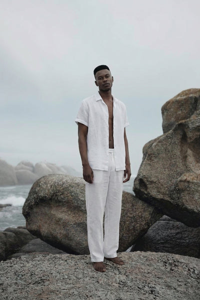 Coastal Linen Shirt White