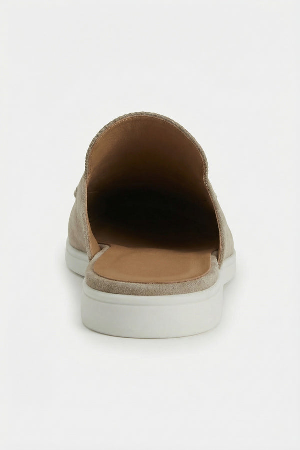 Positano Suede Mule Taupe