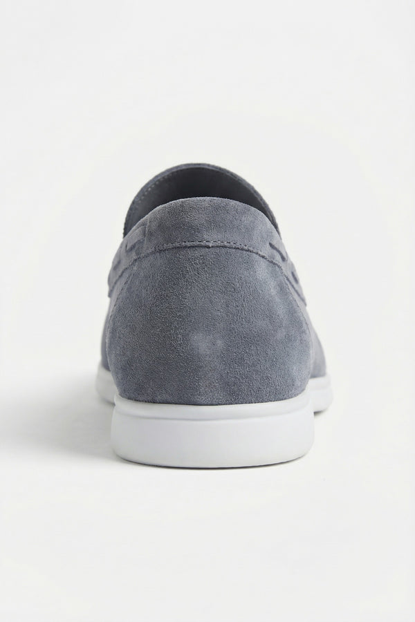 Classic Suede Loafer Baby Blue
