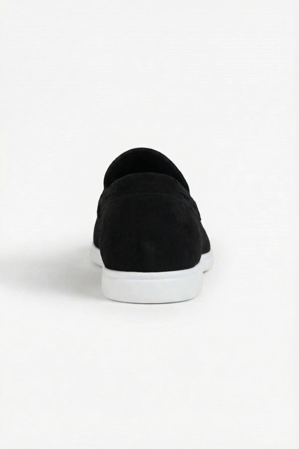 Classic Suede Loafer Black