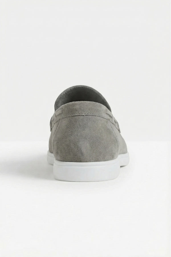 Classic Suede Loafer Grey