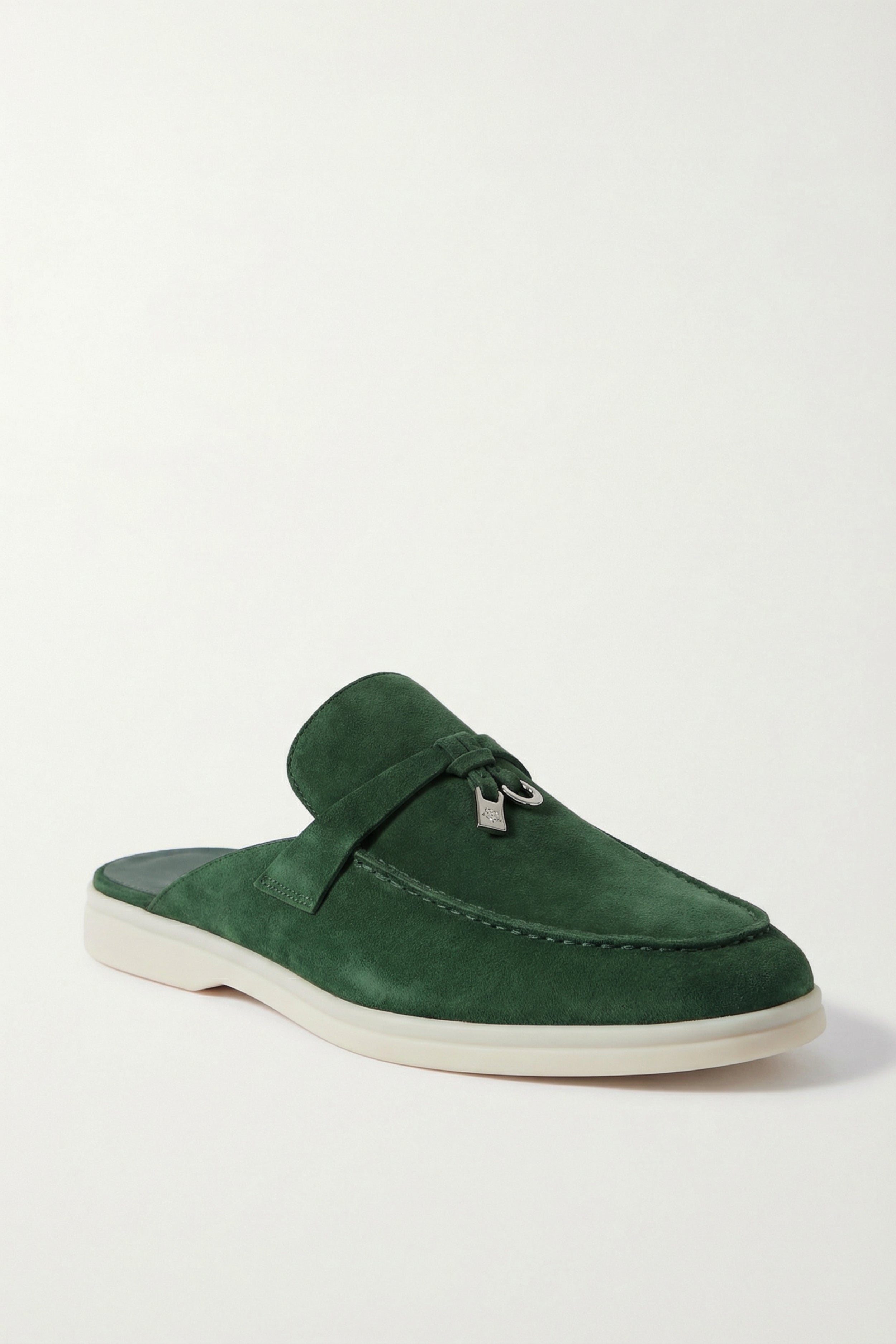Portobello Suede Mule Green