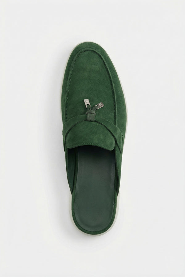 Portobello Suede Mule Green
