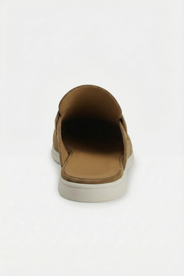 Portobello Suede Mule Camel