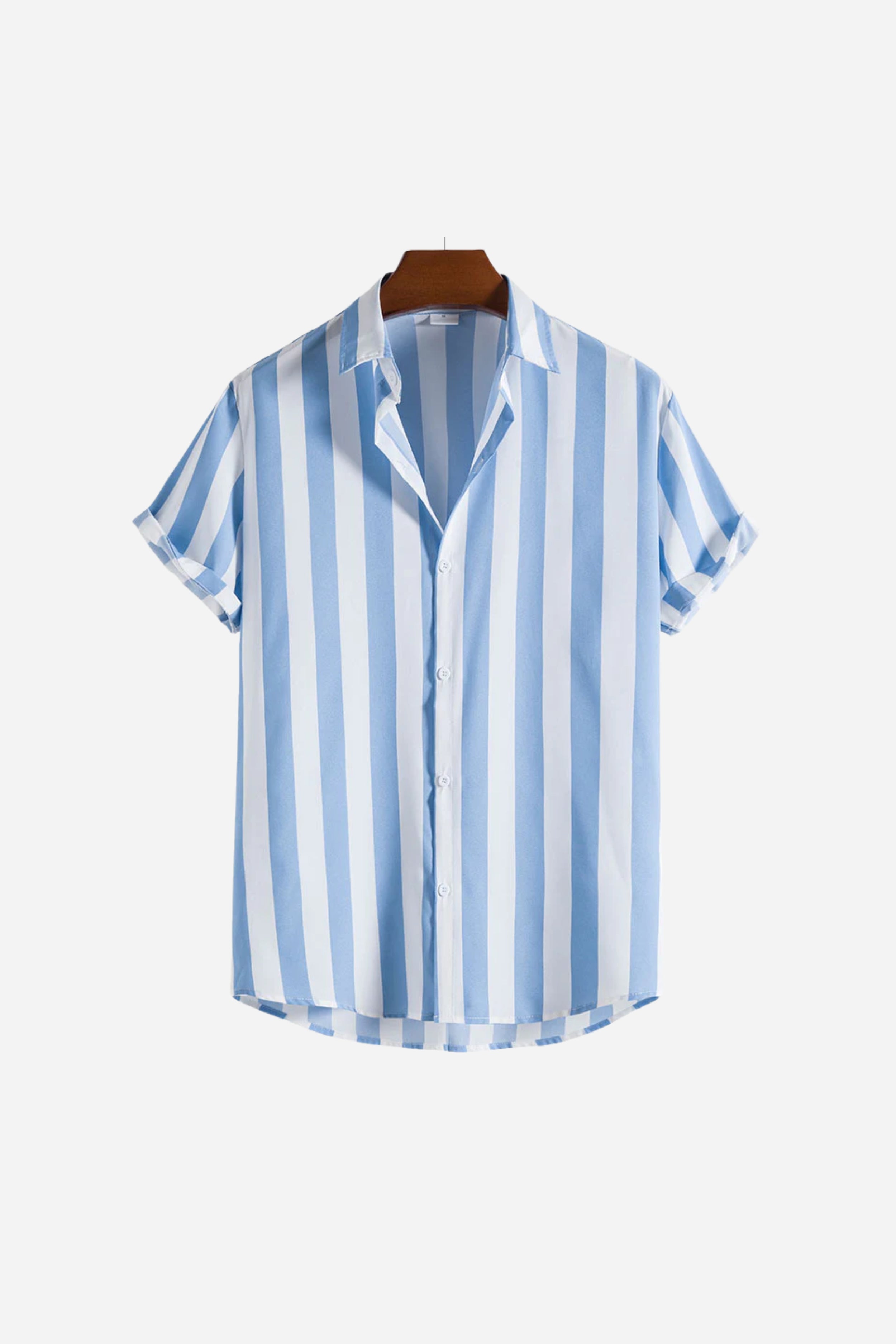 Huxley Striped Summer Shirt Blue