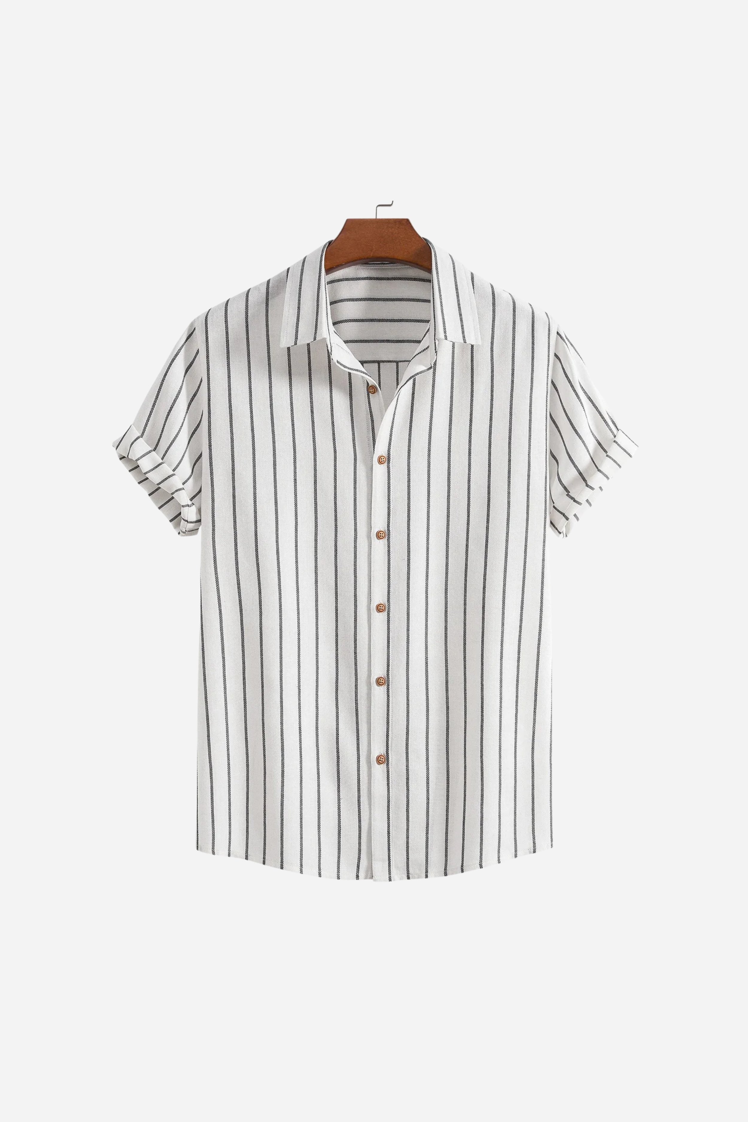 Riviera Stripe Shirt White