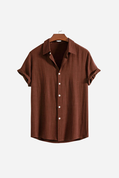Coastal Linen Shirt Bronze