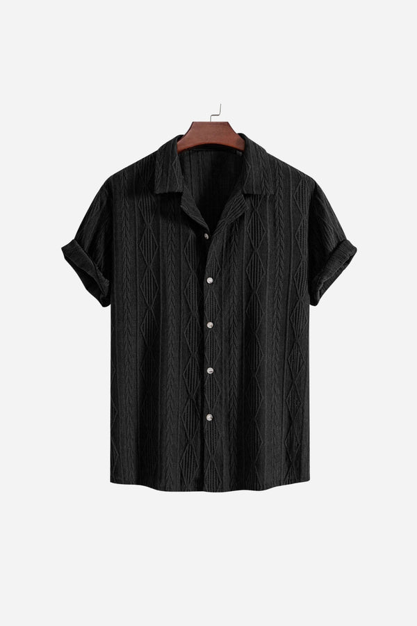 Mayfair Weave Shirt Black