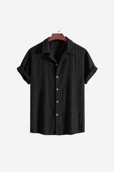 Mayfair Weave Shirt Black
