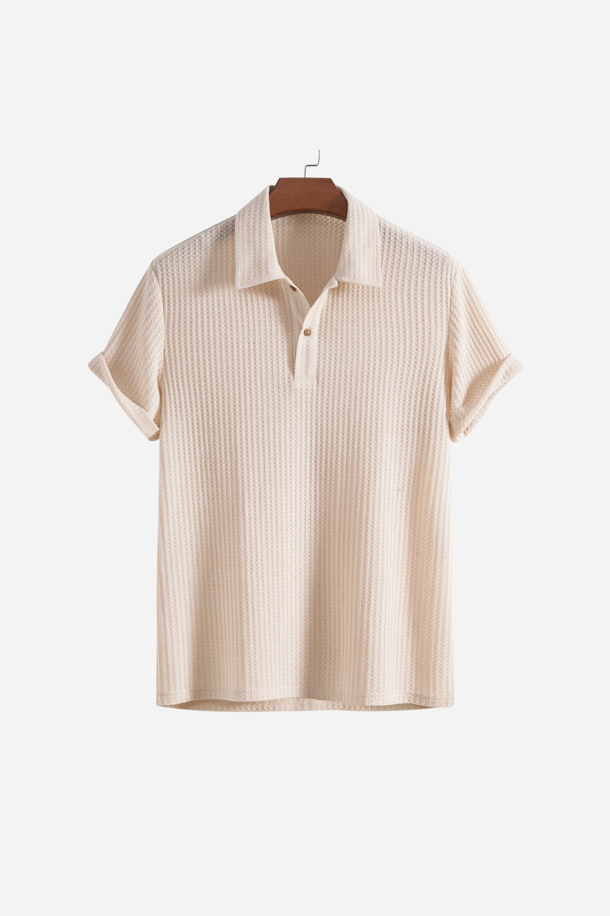 Riviera Knit Polo Ivory