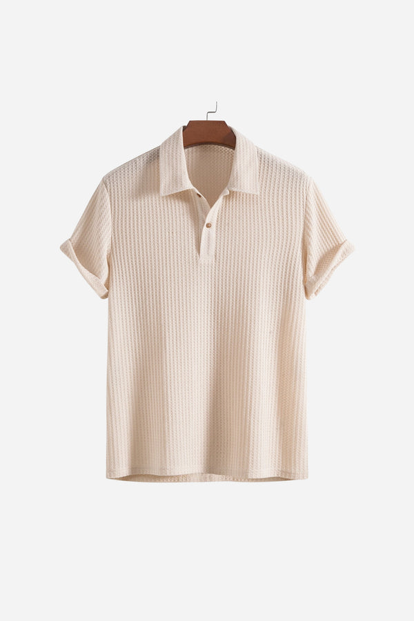 Riviera Knit Polo Ivory