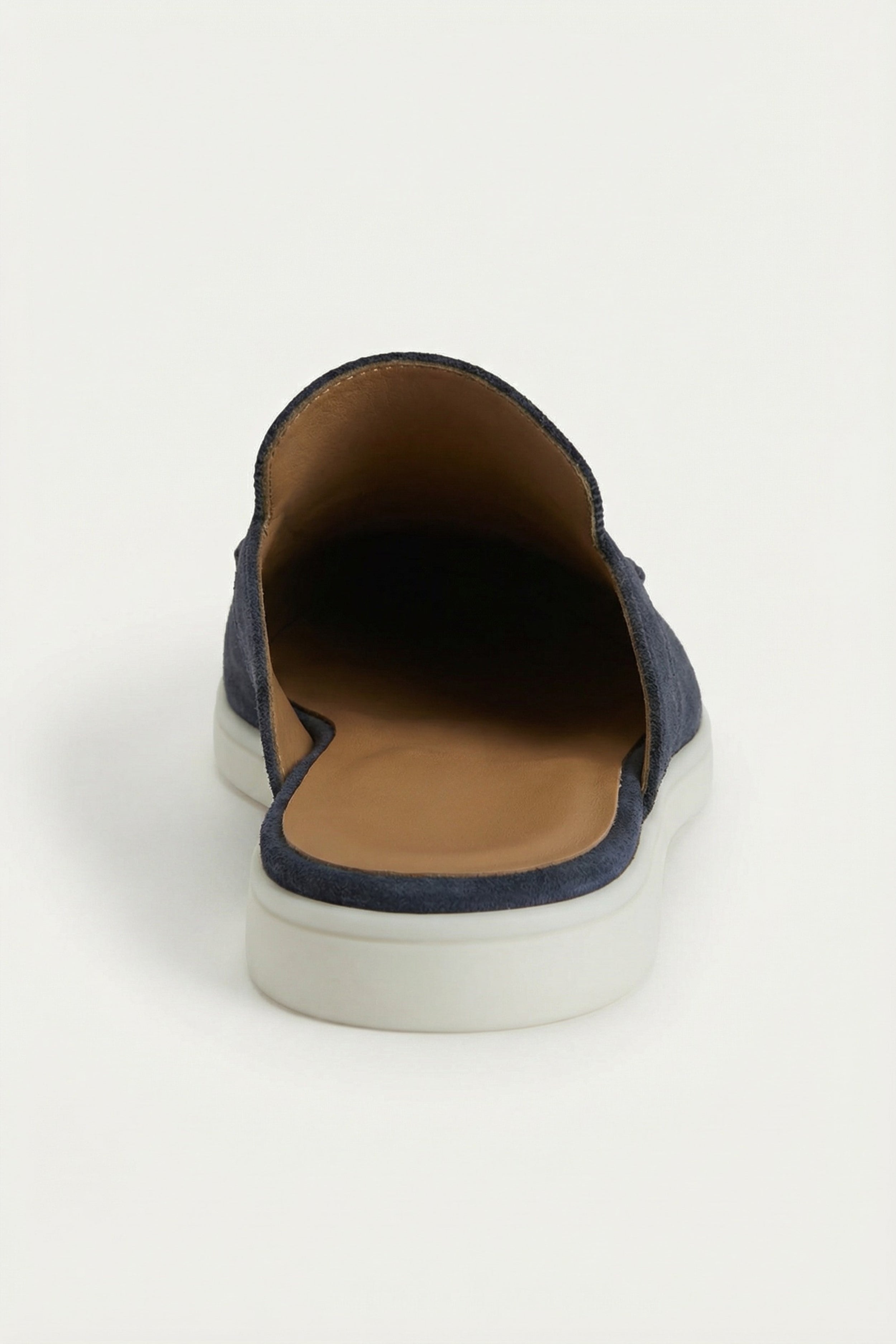 Positano Suede Mule Navy
