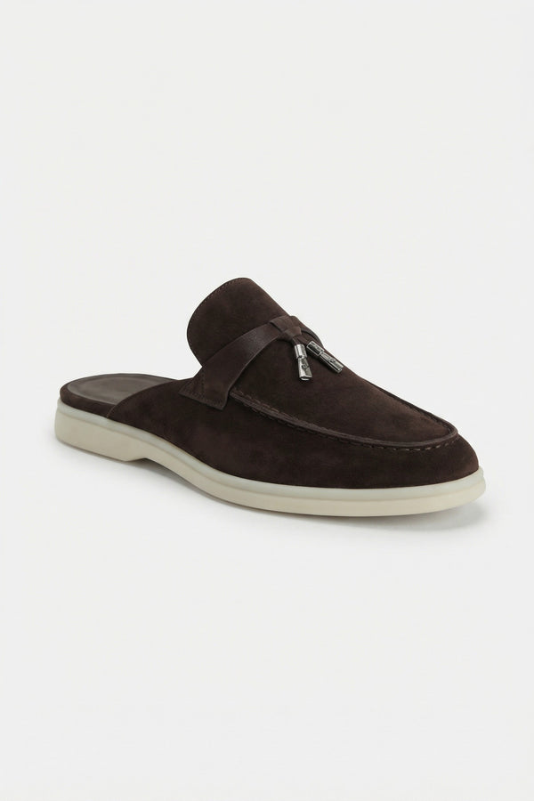 Portobello Suede Mule Brown