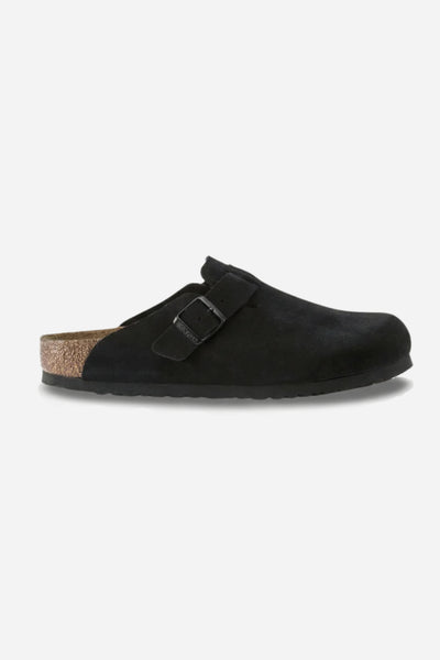 Mayfair Calfsuede Clog Black