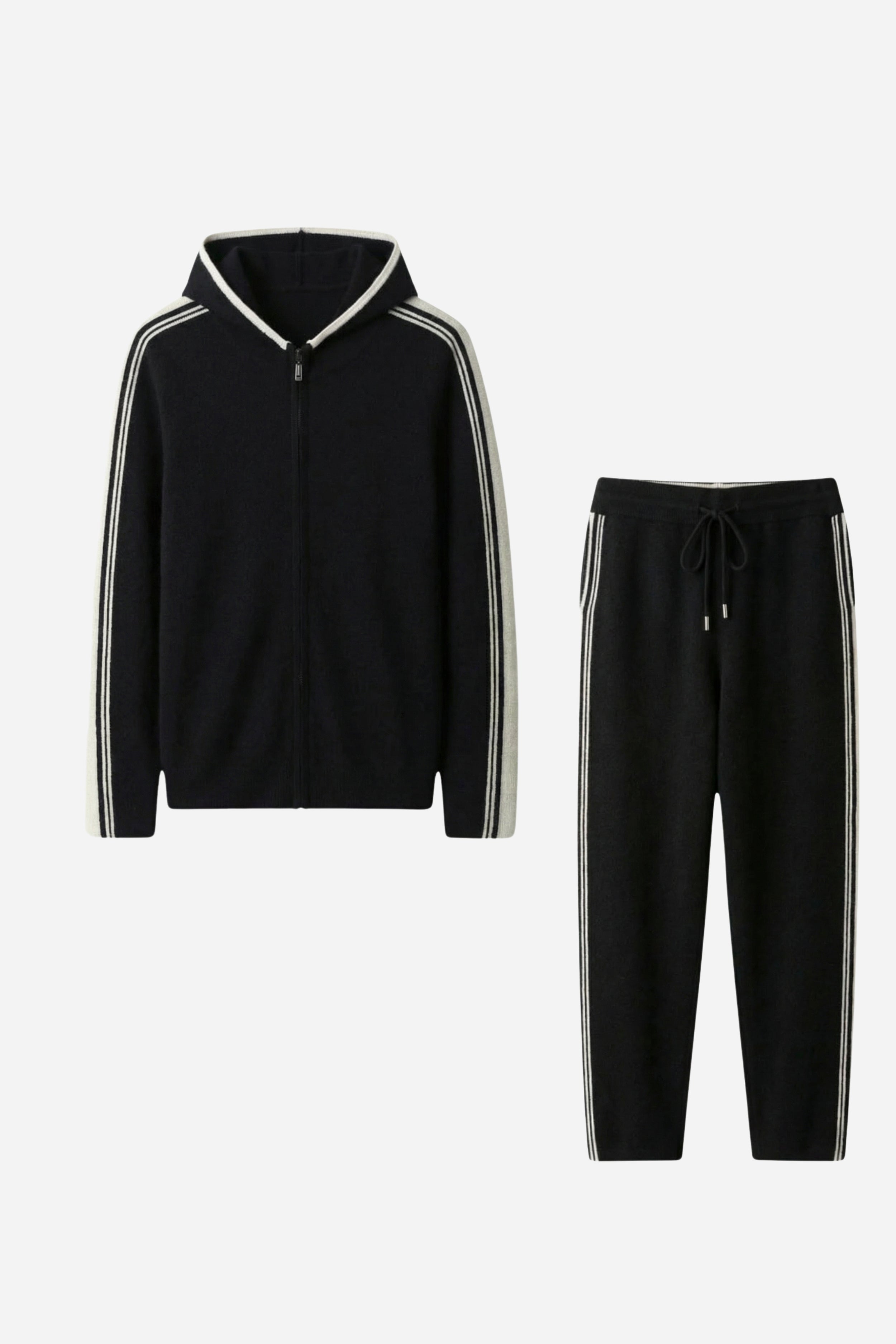Mayfair Cashmere Leisure Set Black