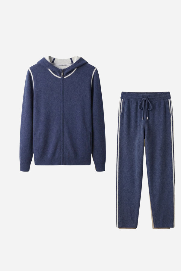 Mayfair Cashmere Leisure Set Blue
