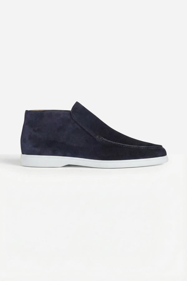 Captial Suede Loafer Navy