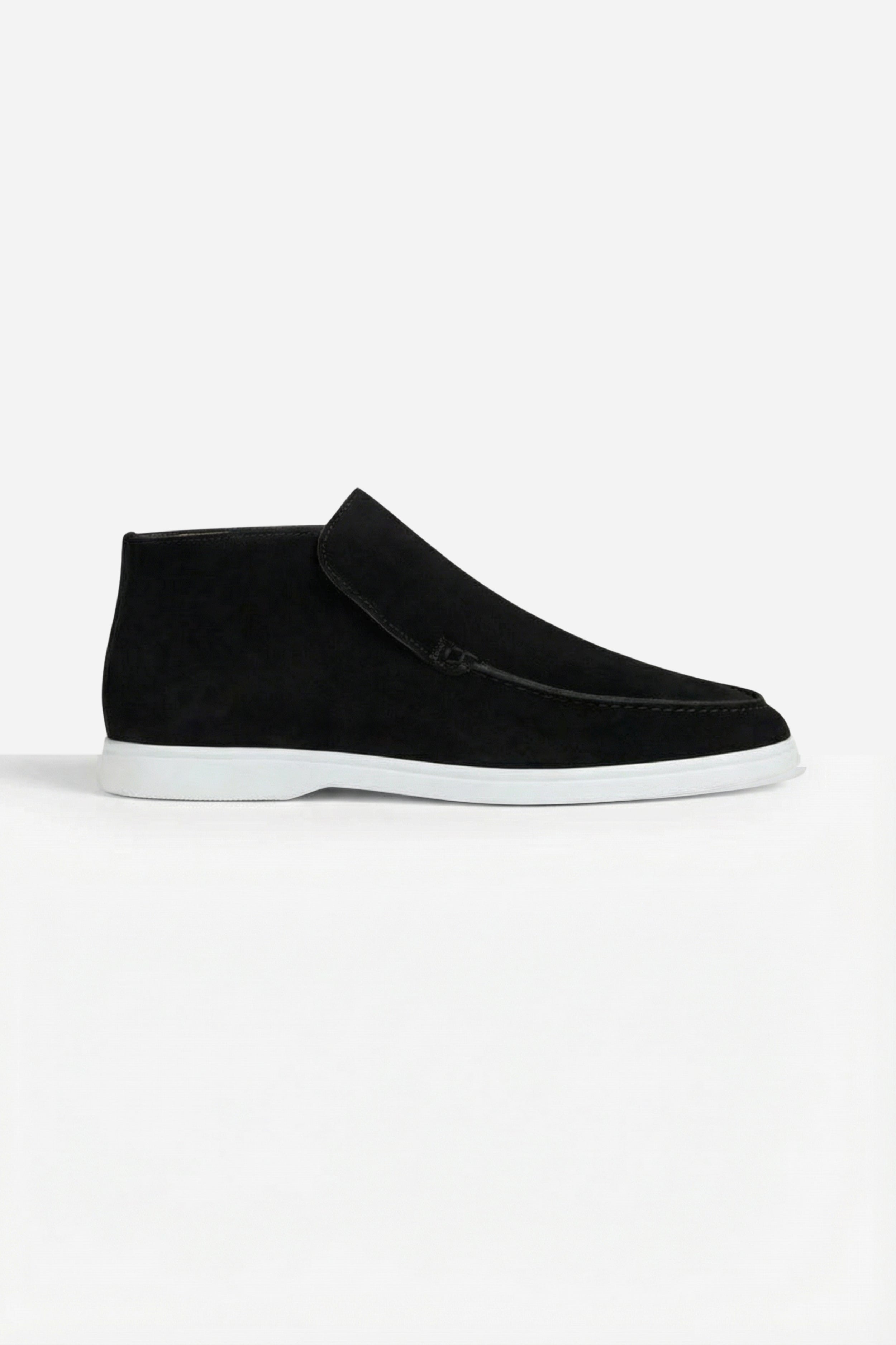 Captial Suede Loafer Black