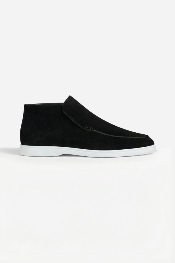 Captial Suede Loafer Black