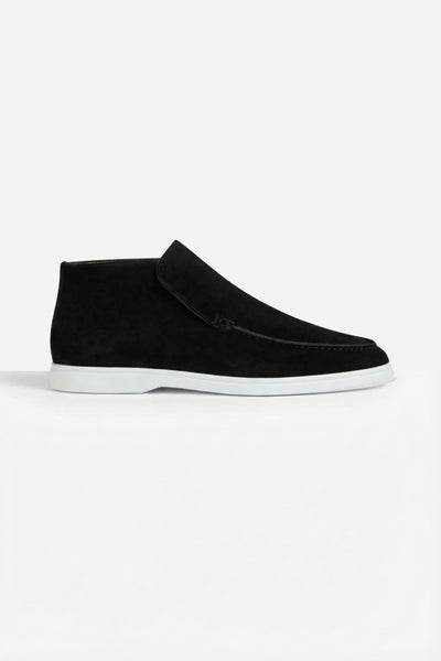 Captial Suede Loafer Black
