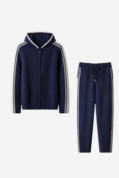 Mayfair Cashmere Leisure Set Navy