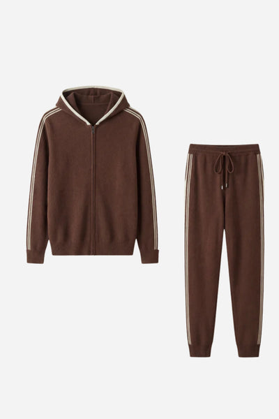 Mayfair Cashmere Leisure Set Brown