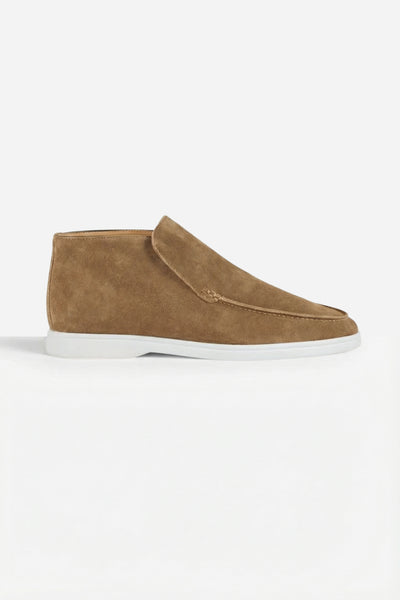 Captial Suede Loafer Camel
