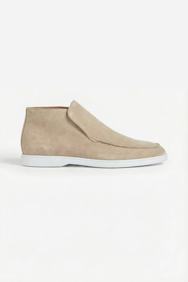 Captial Suede Loafer Beige