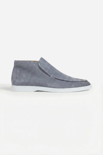 Captial Suede Loafer Baby Blue