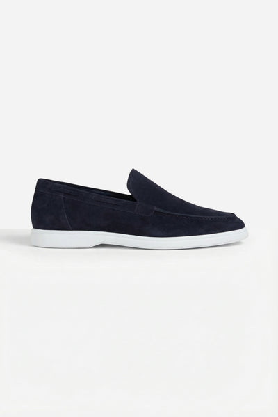 Classic Suede Loafer Navy