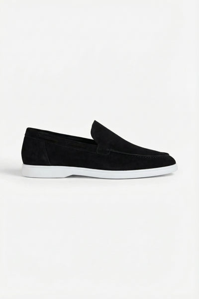 Classic Suede Loafer Black