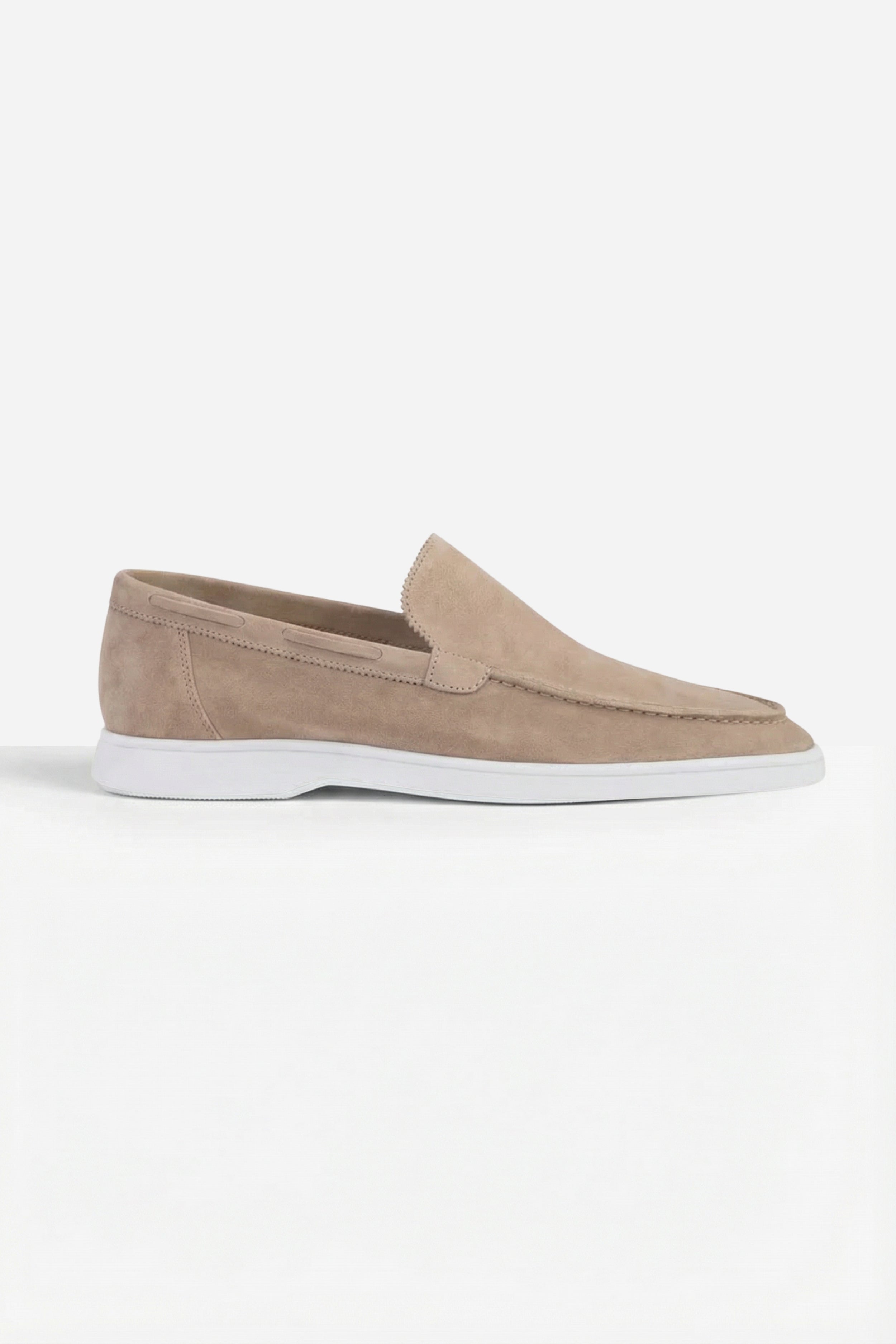 Classic Suede Loafer Beige