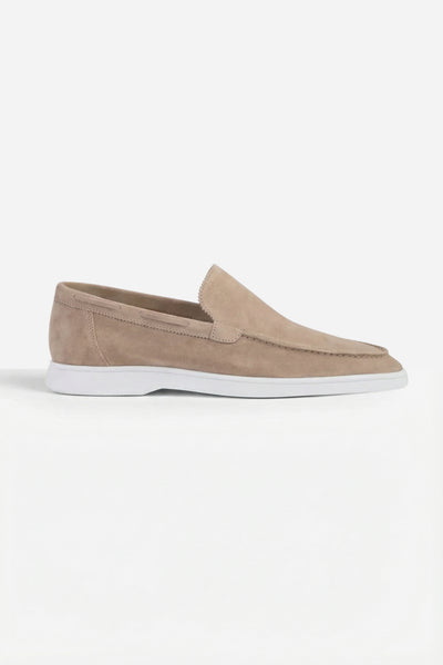 Classic Suede Loafer Beige
