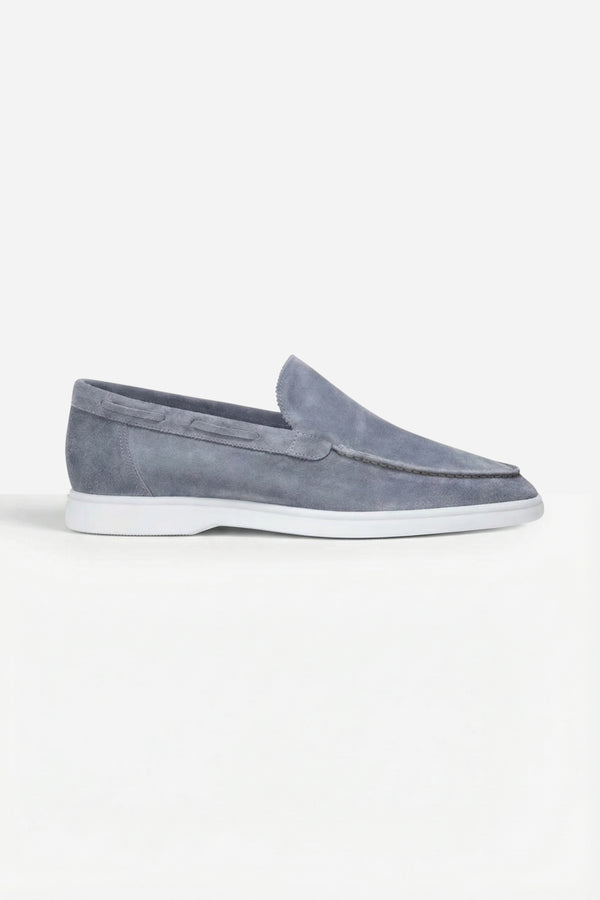 Classic Suede Loafer Baby Blue