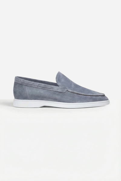 Classic Suede Loafer Baby Blue