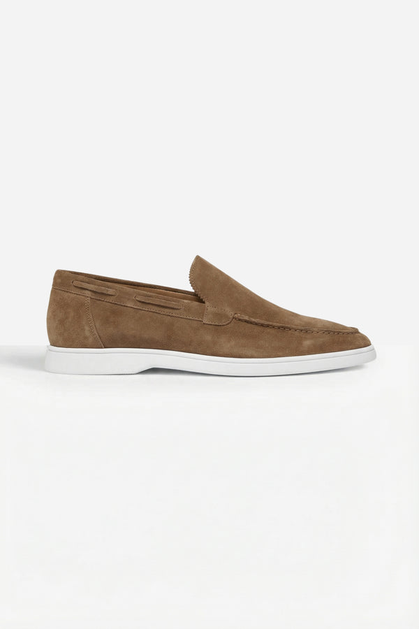Classic Suede Loafer Camel